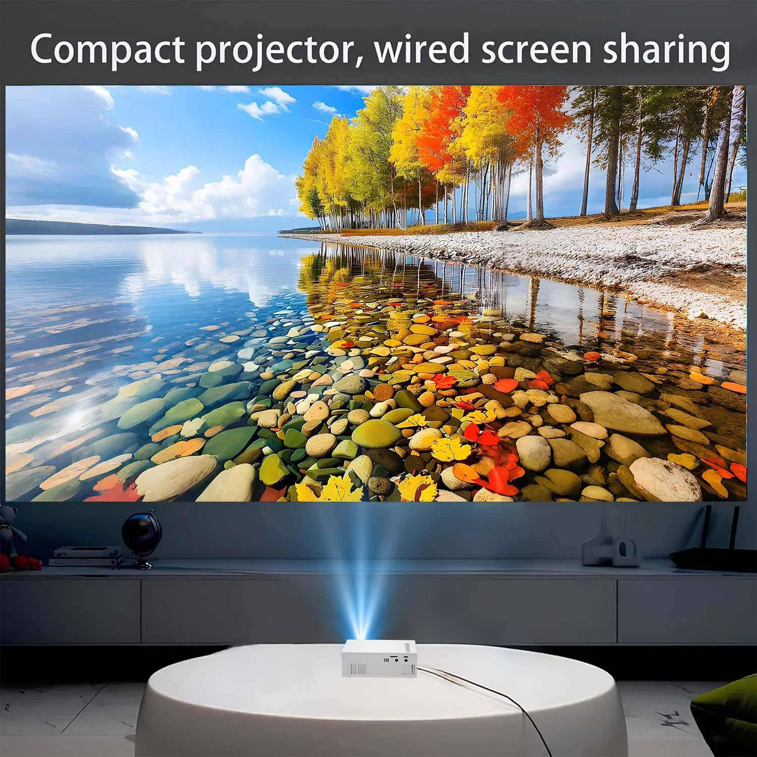 Ultra-Portable Mini Projector HD