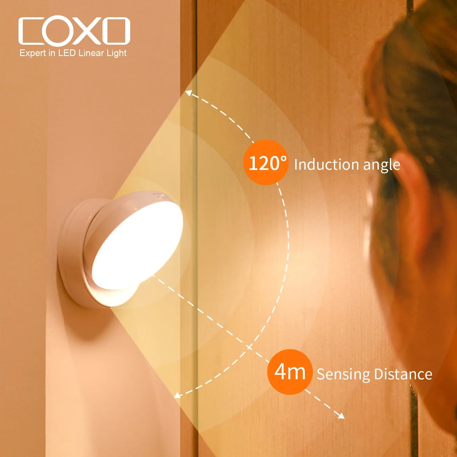 Rotaro Glow Motion Sensor Night Lamp