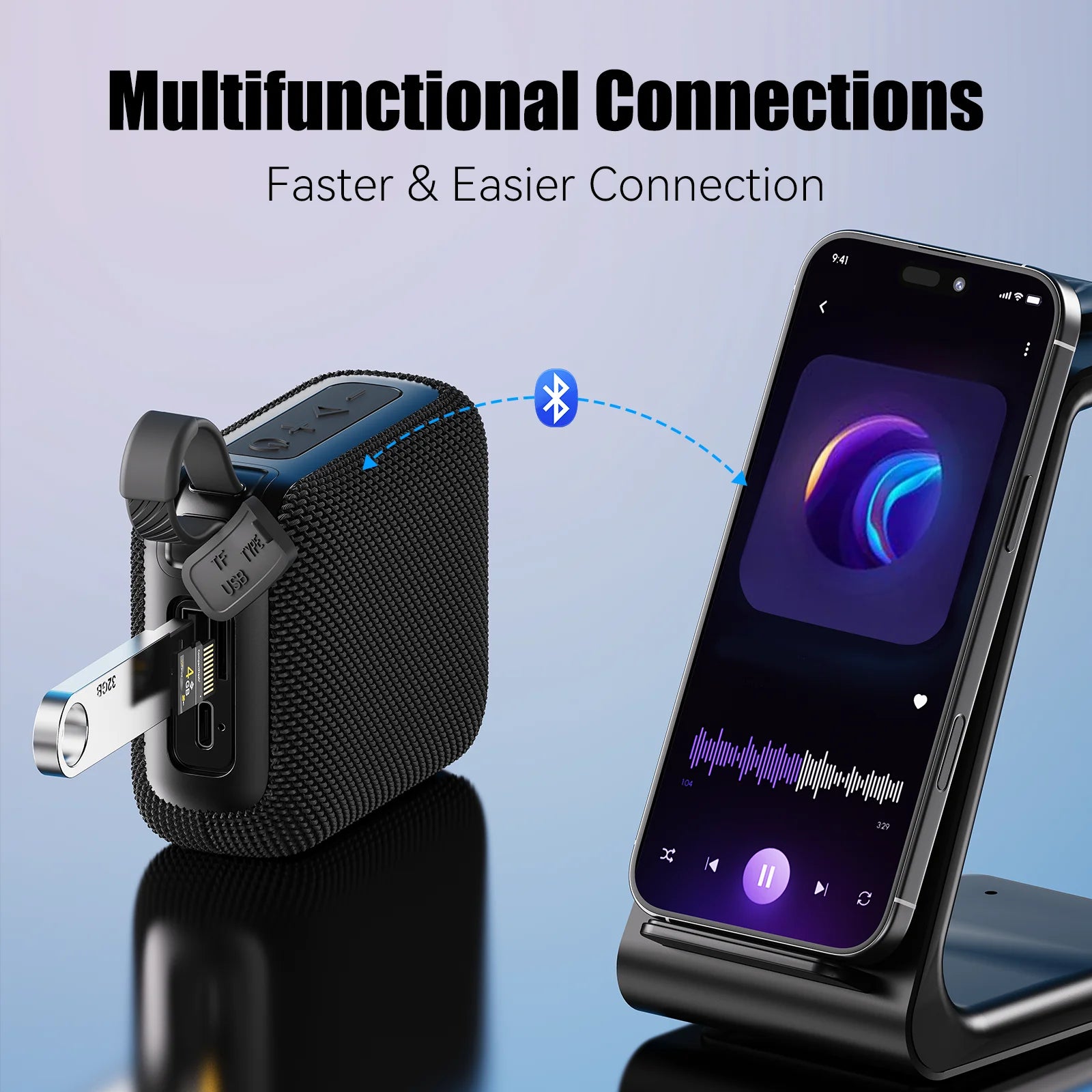 SovereignSound 30H Wireless Bluetooth Speaker