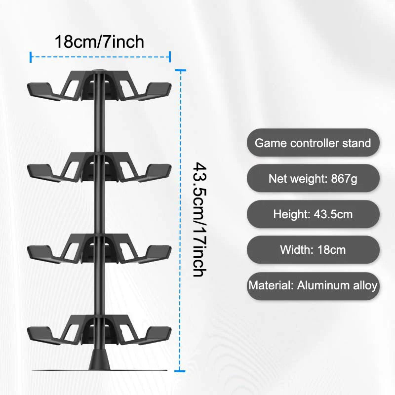 Multi-Tier Game Controller Stand