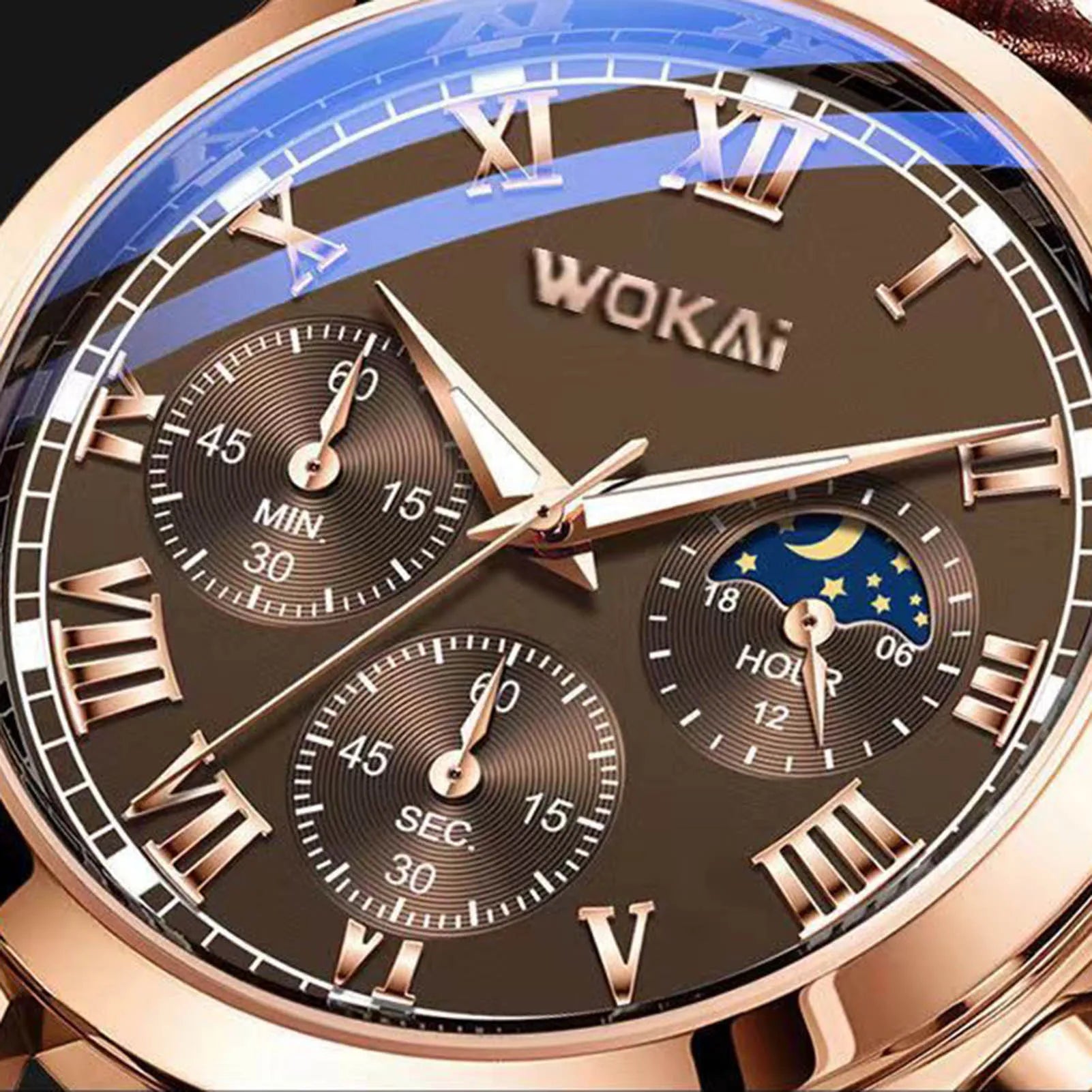 Luxury Roman Dial Business Watch for Men