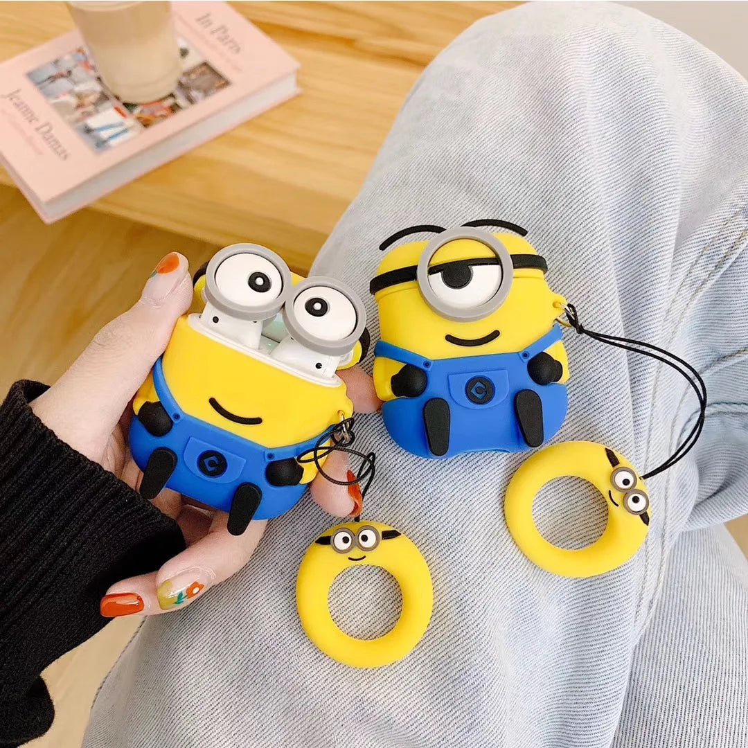 Cute Minions AirPods Case