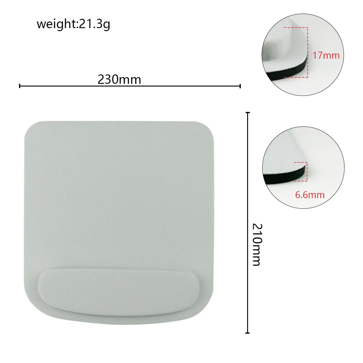 Ergonomic Mouse Pad with Wrist Rest