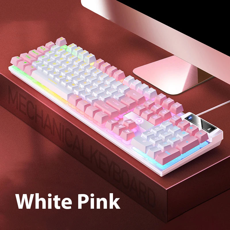 K500 Wired 104-Key Mechanical RGB Keyboard