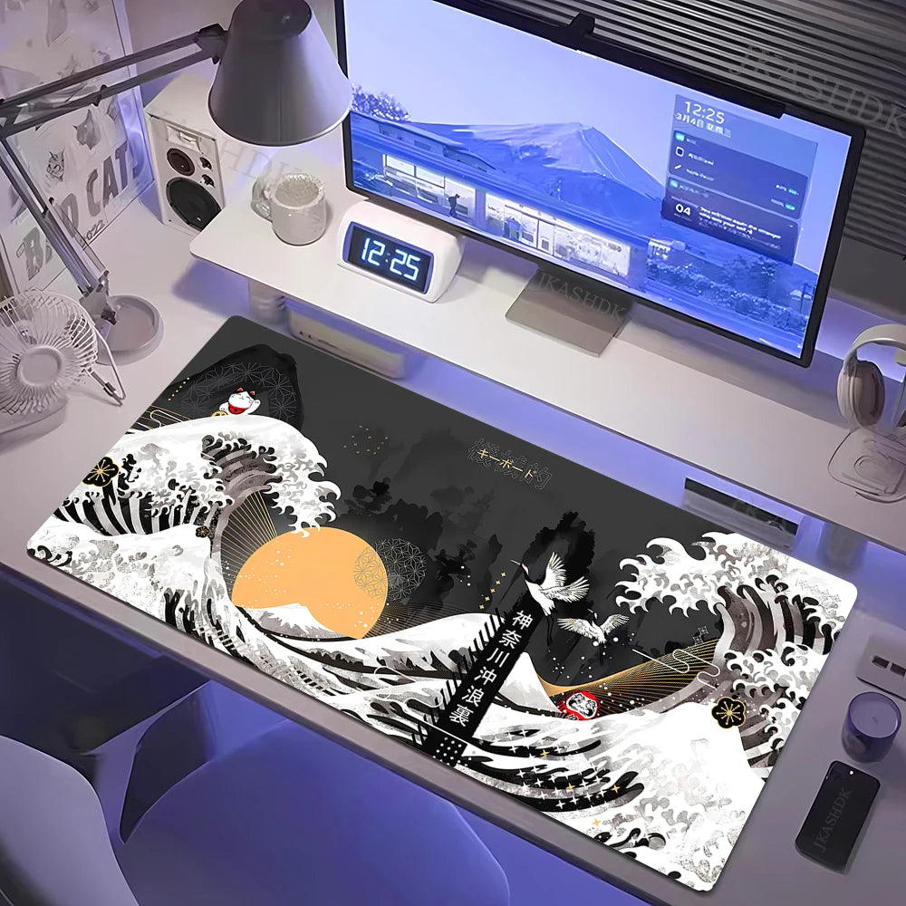 Great Wave XL Desk Mat