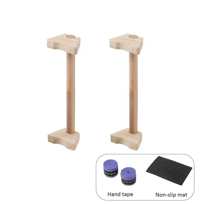 Premium Calisthenics Wooden Push-Up Handles