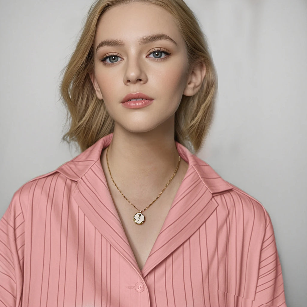 Rosette Circle Pendant