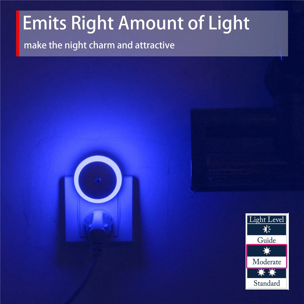 Smart Dusk-to-Dawn LED Night Light