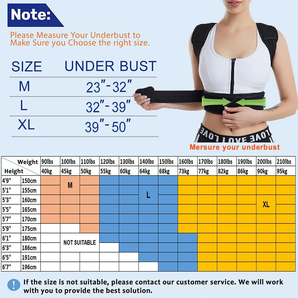 BackCare Pro Adjustable Posture Brace