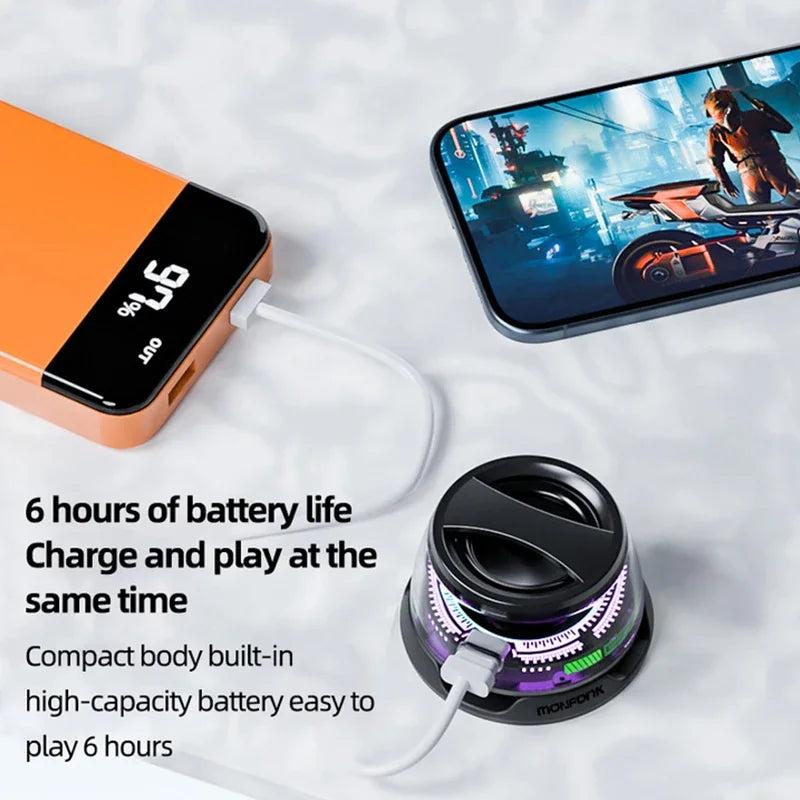 Magnetic Mini Bluetooth Speaker with RGB Light