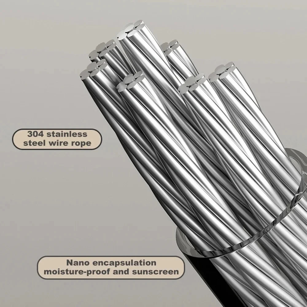 Stainless Steel Pull-Out Retractable Clothesline