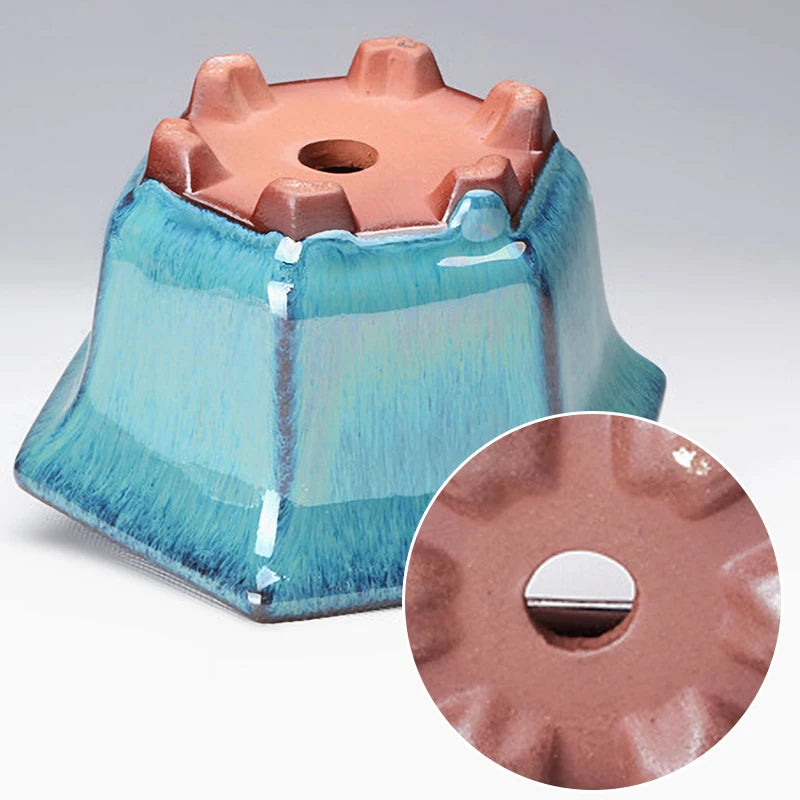 BlueGlow Ceramic Garden Planter