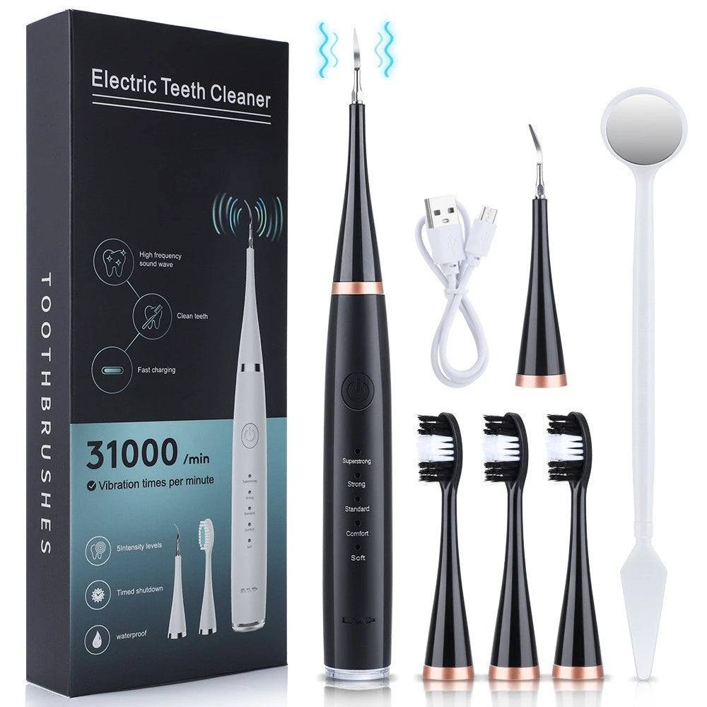 Electric Toothbrush Set with Six Functions for Total Oral Care