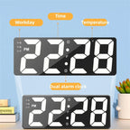 MirrorGlow LED Alarm Clock