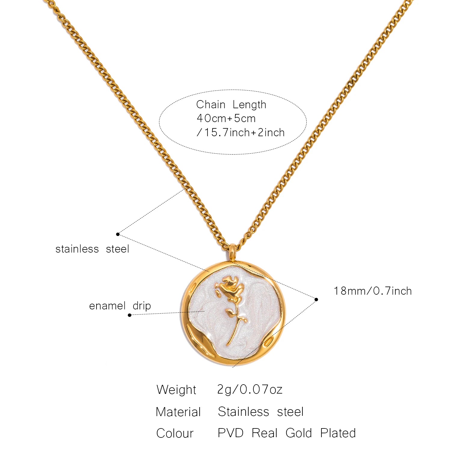 Rosette Circle Pendant