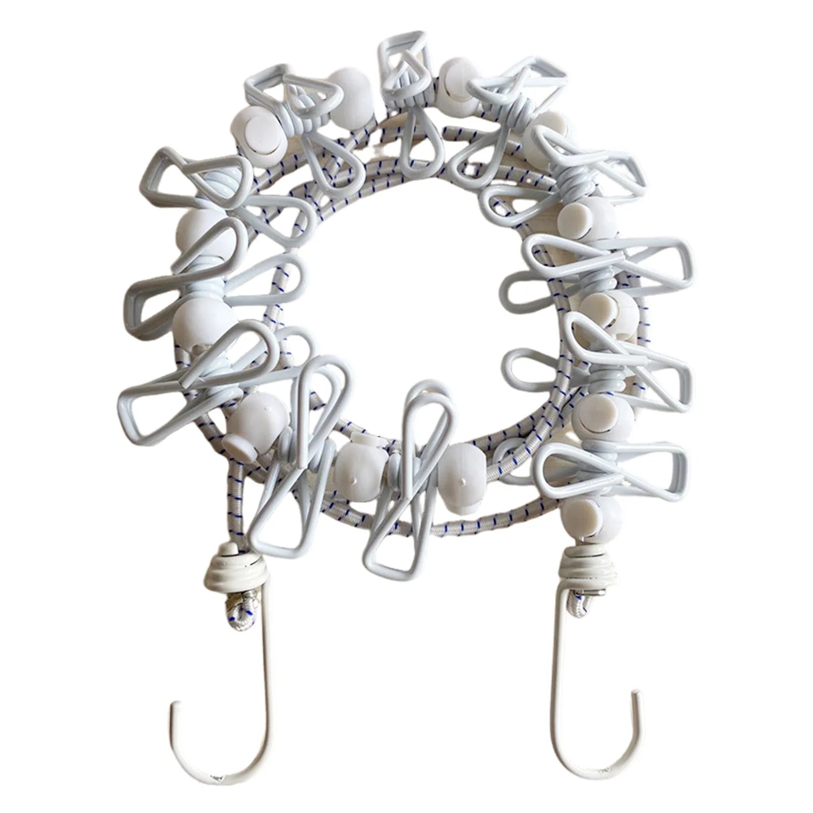 Portable Travel Clothesline with 12 Clips