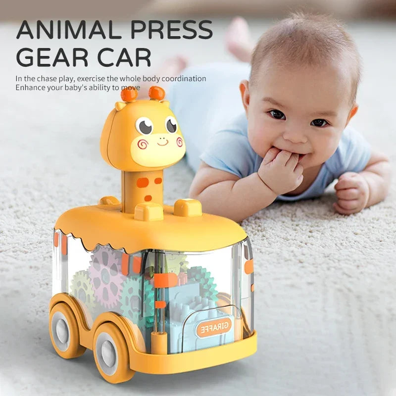Press & Go Light-Up Car Toy