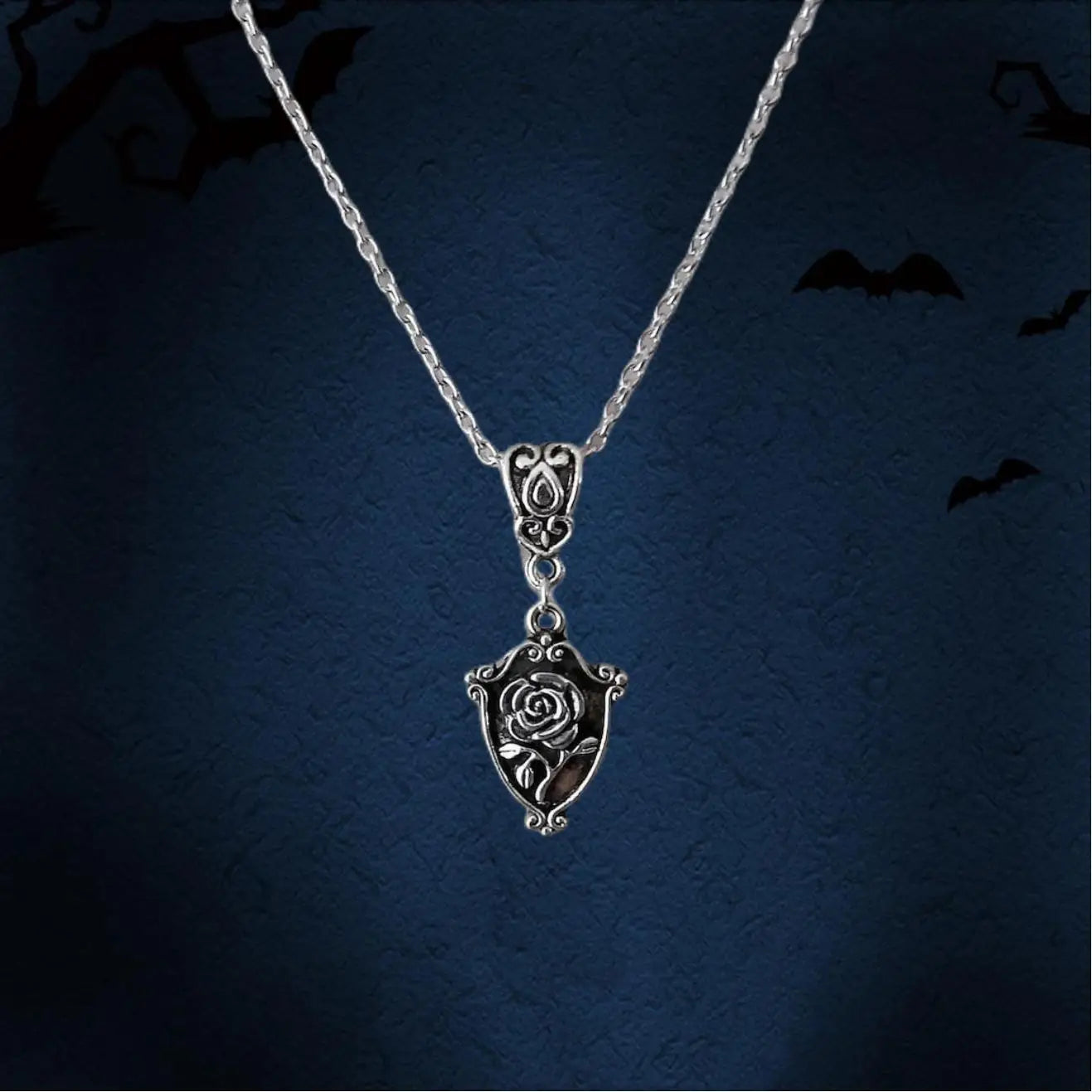 Nocturne Rose Shield Choker