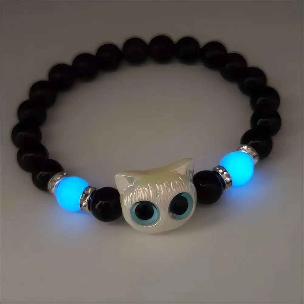 Glowing Cat Couple's Bracelet