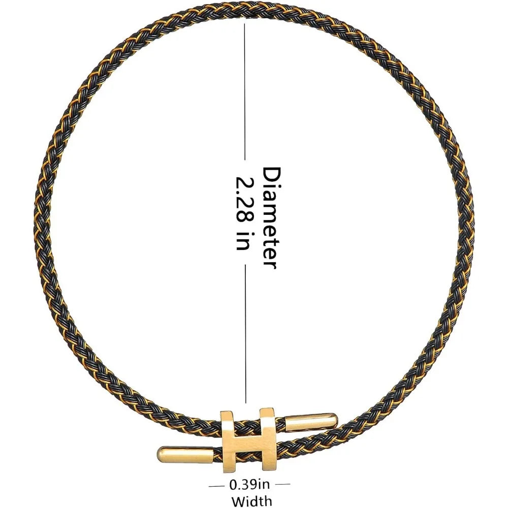 GoldenLock Adjustable Charm Bracelet