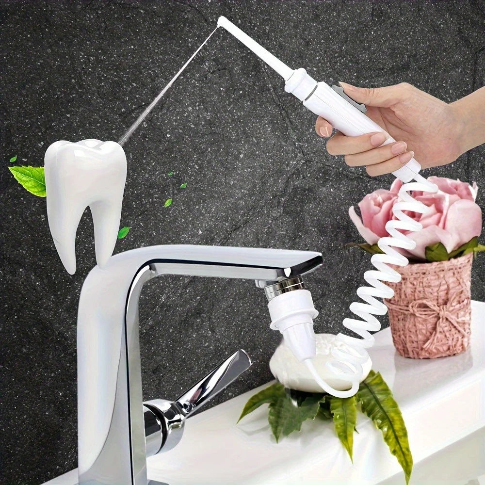 Manual Faucet Water Flosser for Home