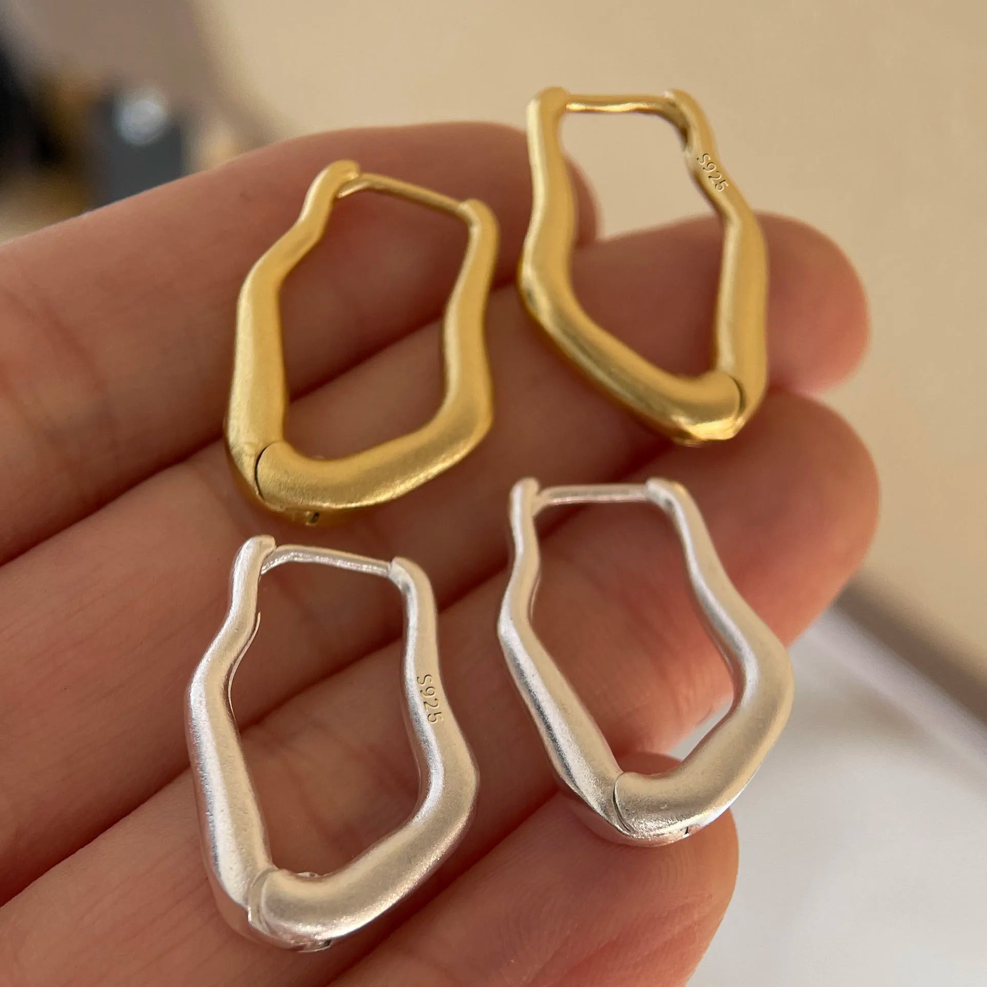 Aurelia Gold Zircon Hoops