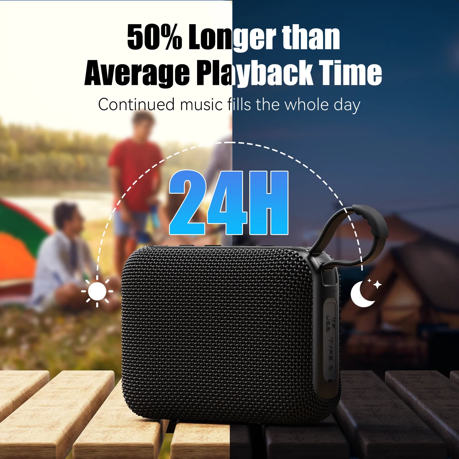 SovereignSound 30H Wireless Bluetooth Speaker