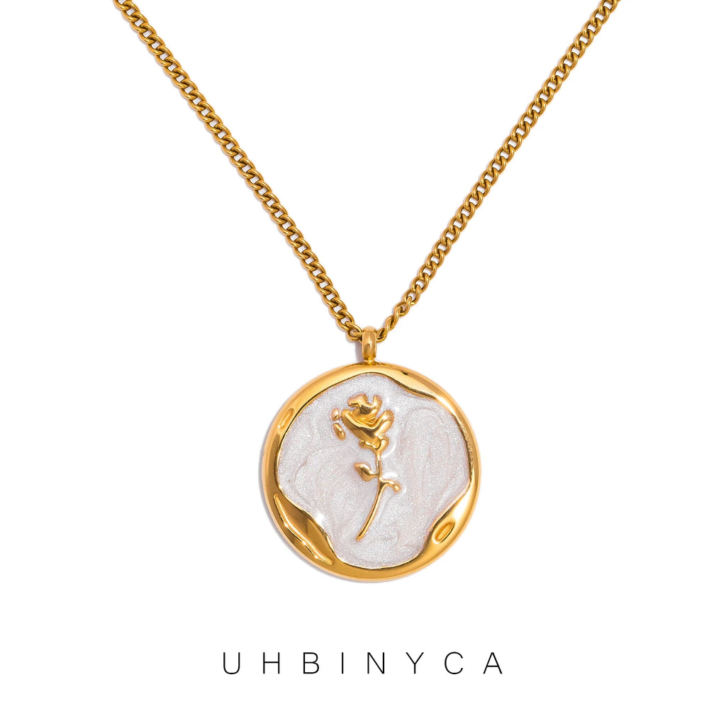 Rosette Circle Pendant