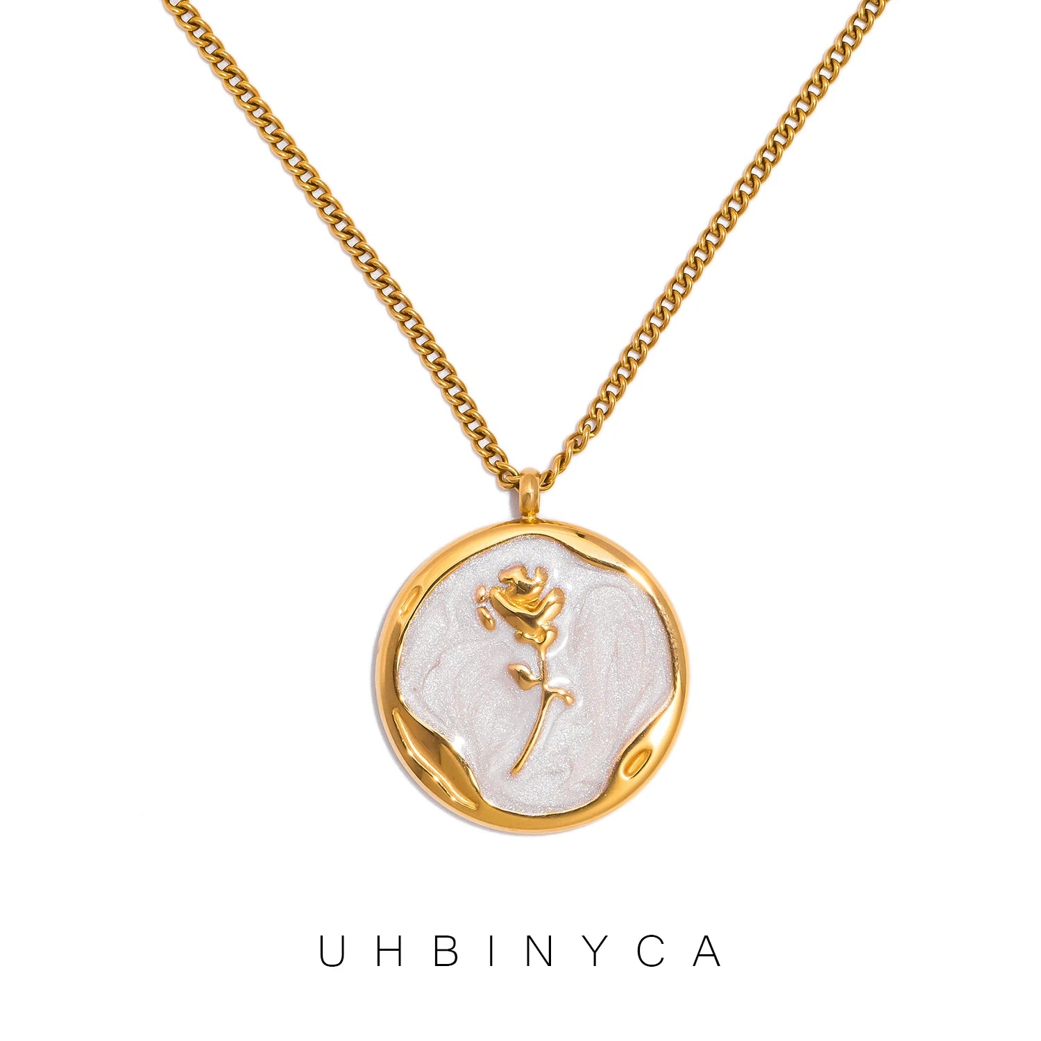 Rosette Circle Pendant