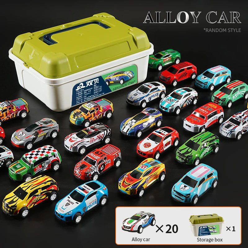 Pull-Back Toy Car Set for Kids