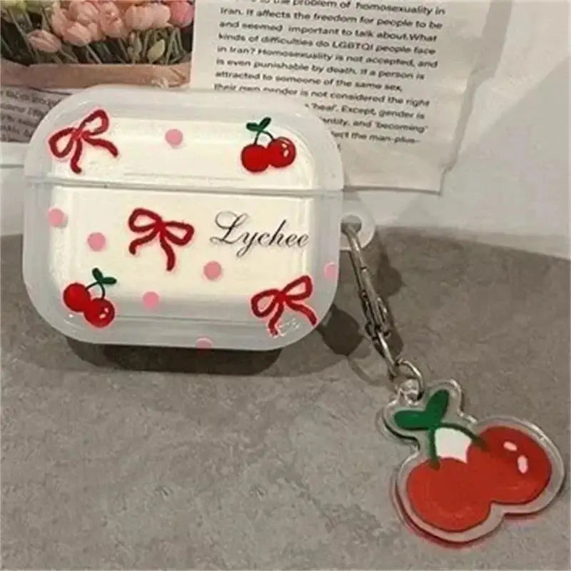 Bow/Cherry Airpod case