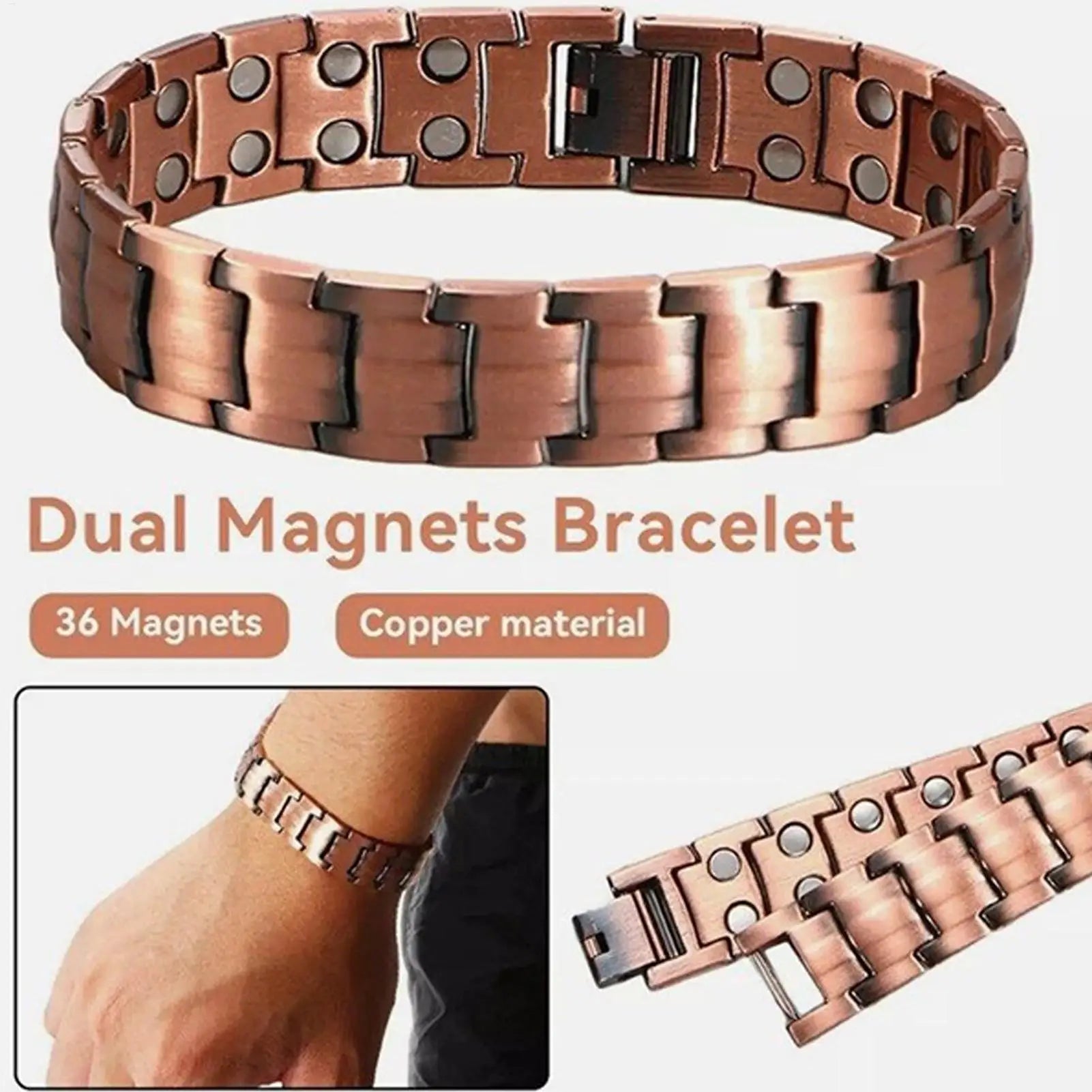 Pure Copper Magnetic Bracelet