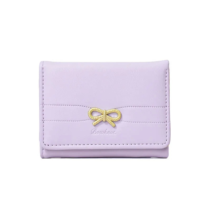 Aesthetic Bow Card Holder Purse