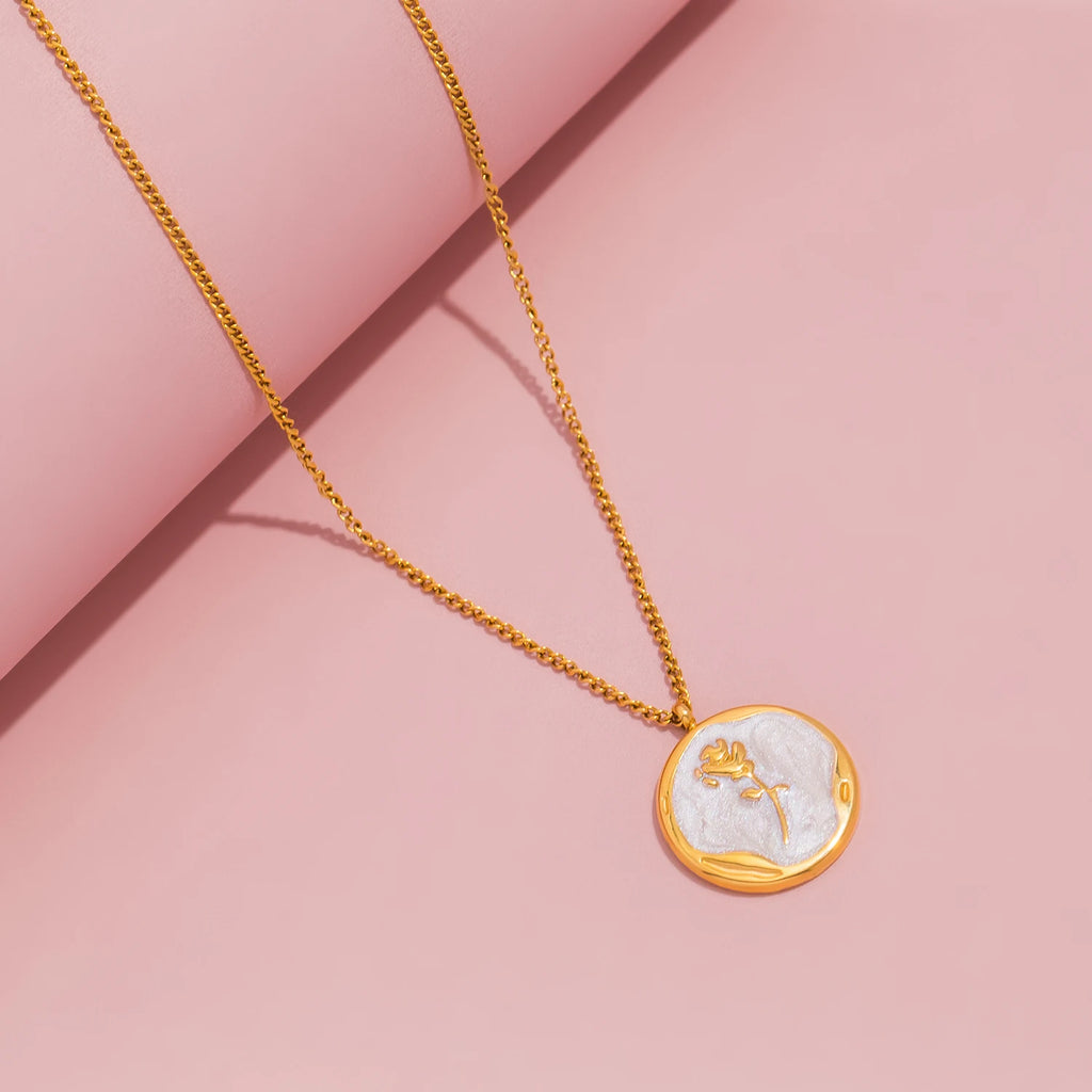 Rosette Circle Pendant