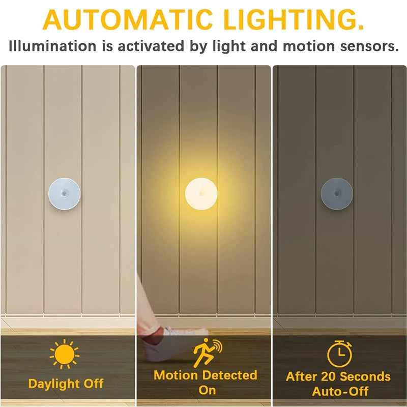 GlowDot Motion Sensor Night Light