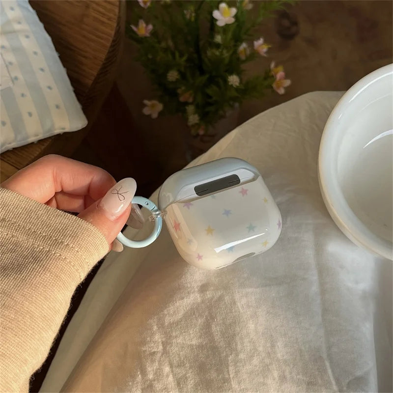 Cute Colorful Stars AirPods Case