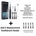 Electric Toothbrush Set with Six Functions for Total Oral Care