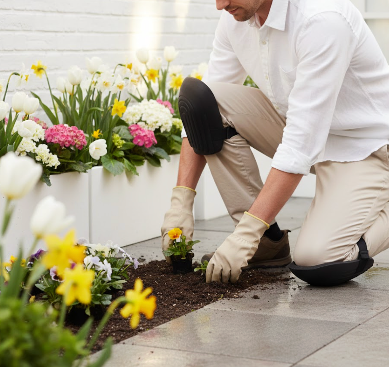 ComfortGuard Waterproof Garden Knee Pads