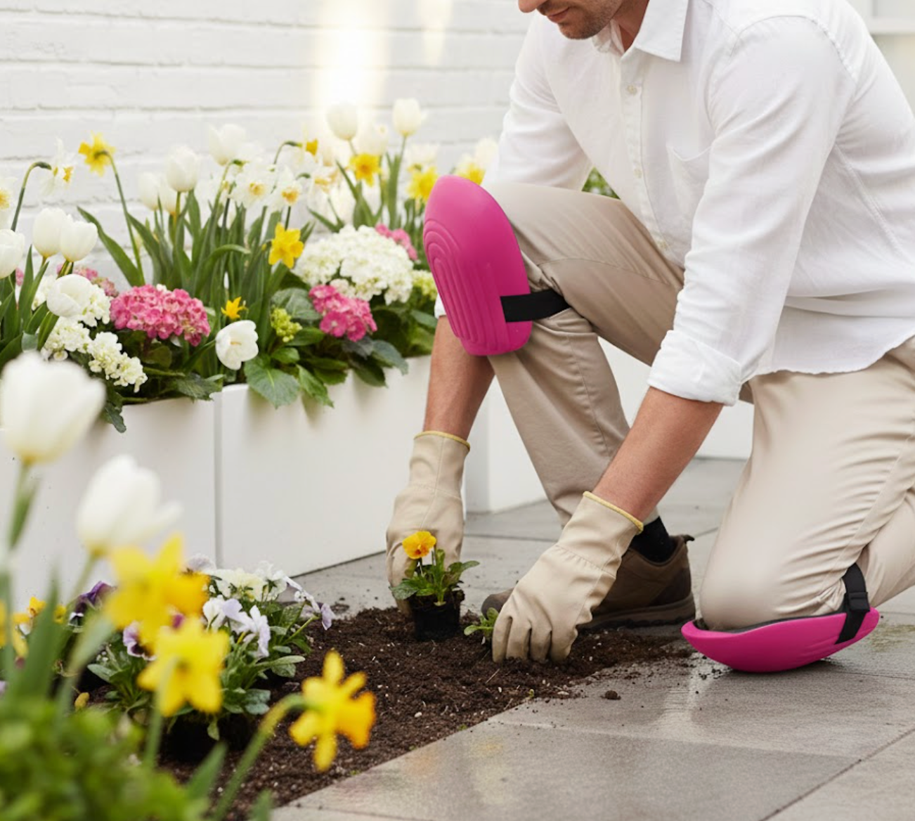 ComfortGuard Waterproof Garden Knee Pads