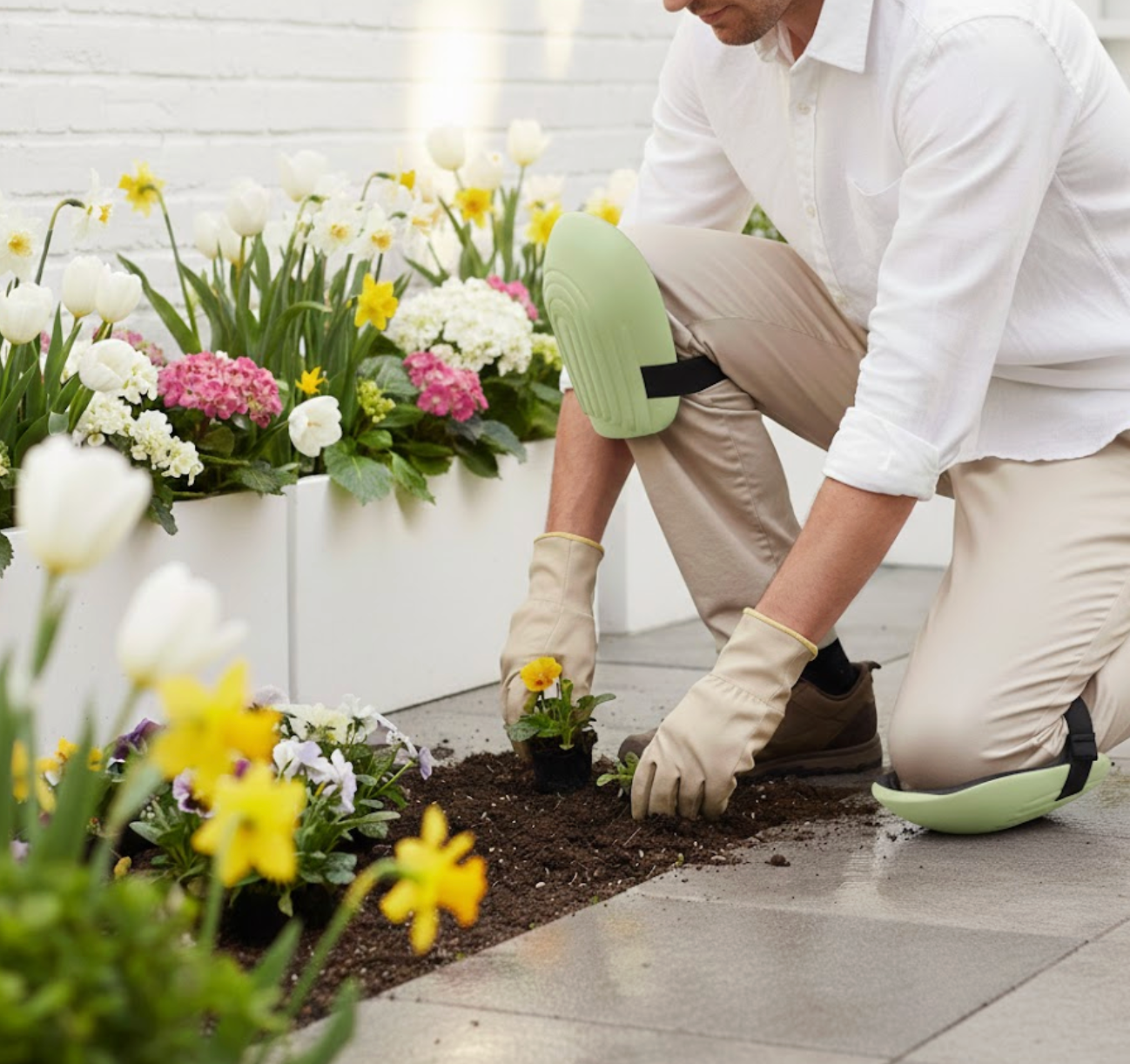 ComfortGuard Waterproof Garden Knee Pads