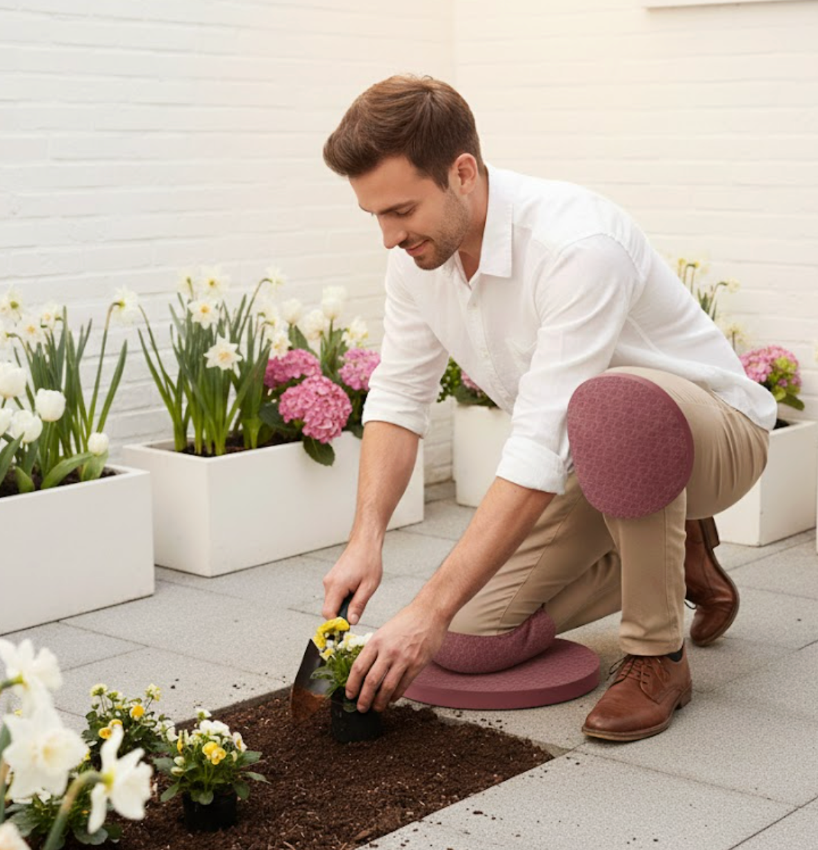 KneeEase Thick Foam Kneeling Pads for Garden & Home