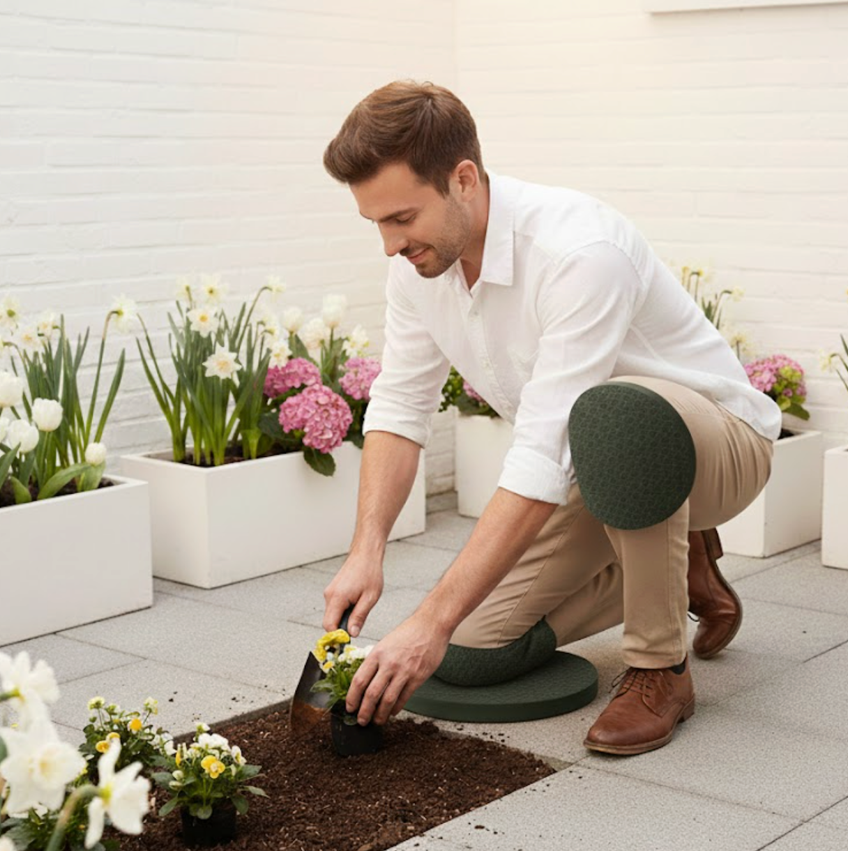 KneeEase Thick Foam Kneeling Pads for Garden & Home