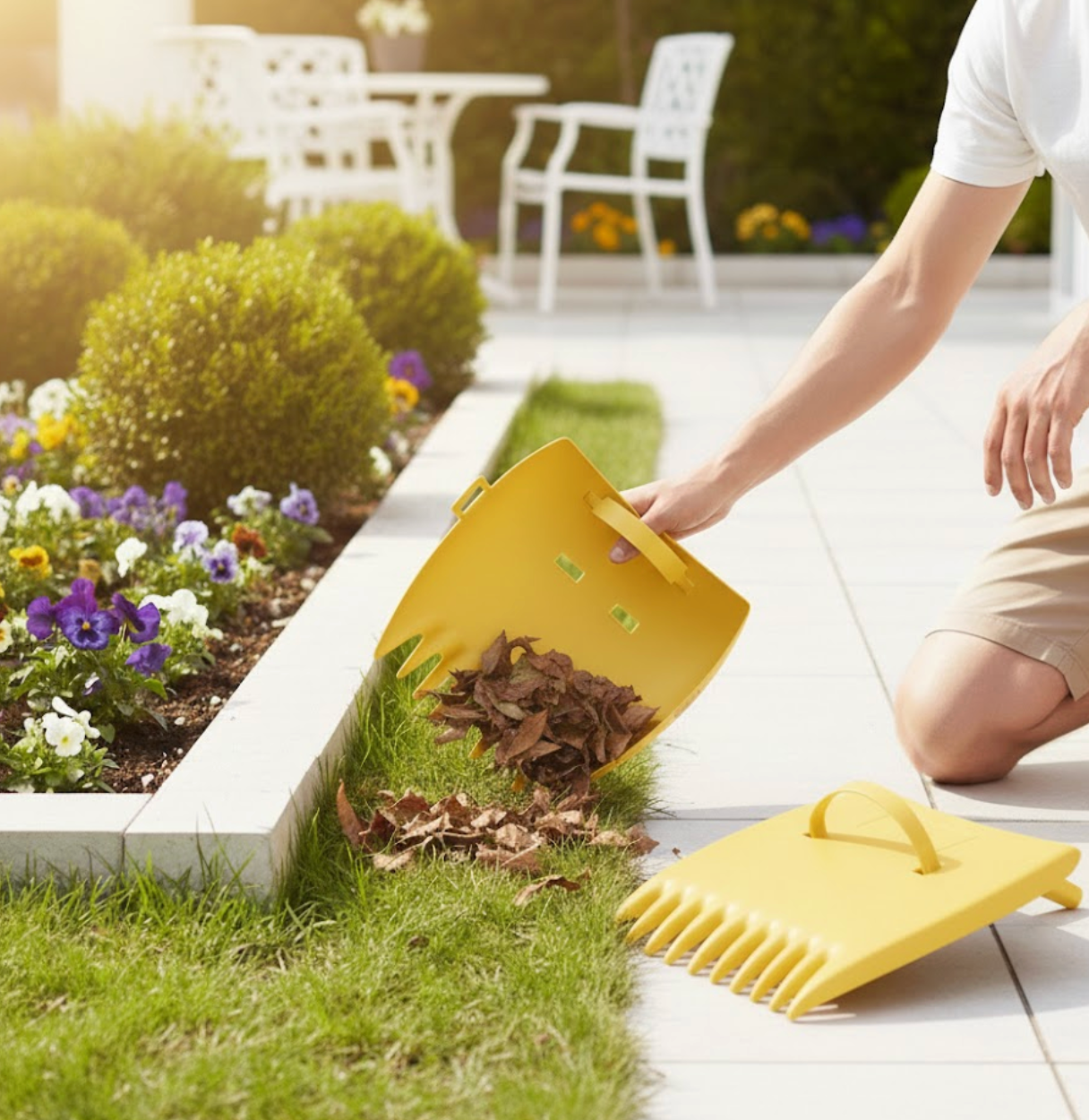Portable Handheld Garden Rake Tool