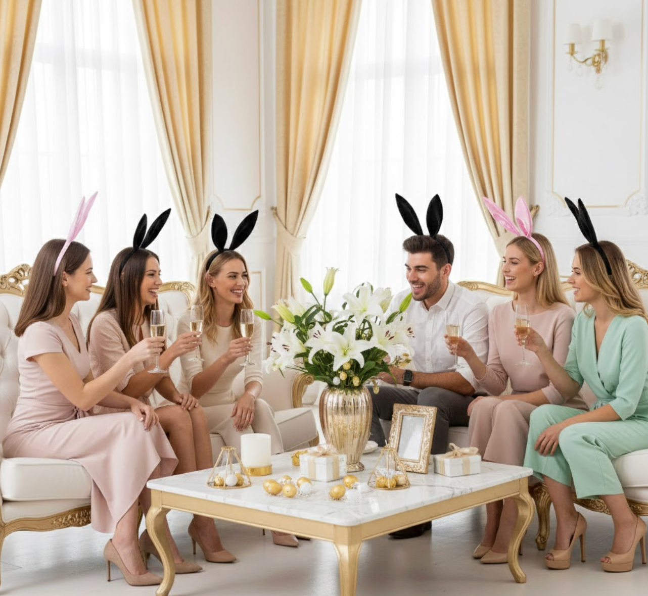 Big Rabbit Ears Party Headband