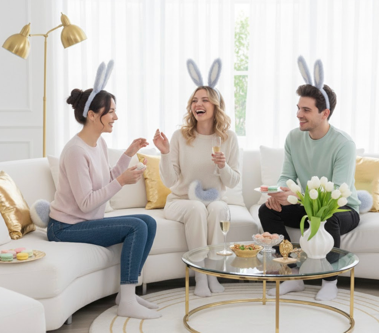 Realistic Bunny Ears & Tail Set