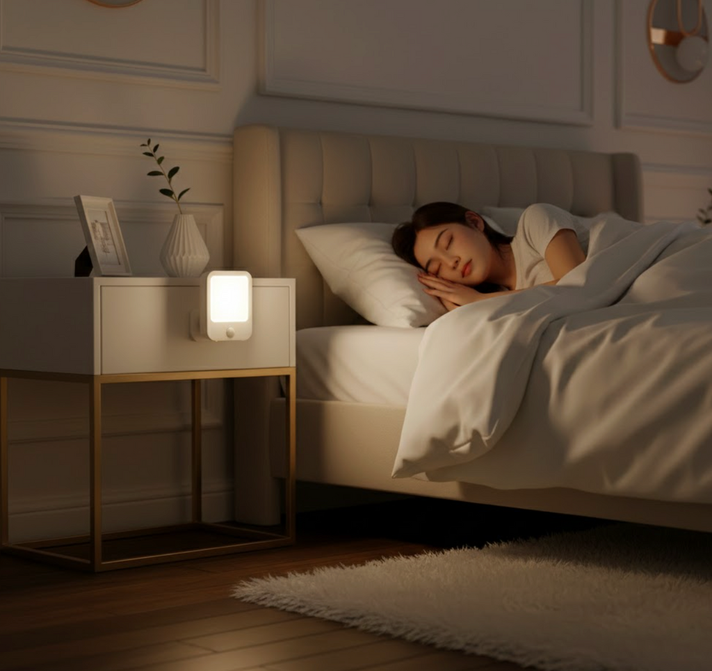 GlowSense Motion Sensor Plug-In Night Light