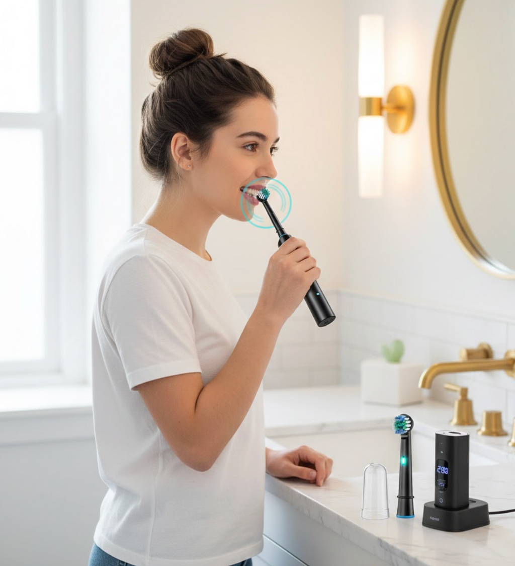 Electric Toothbrush Rotary Rechargeable for Adults
