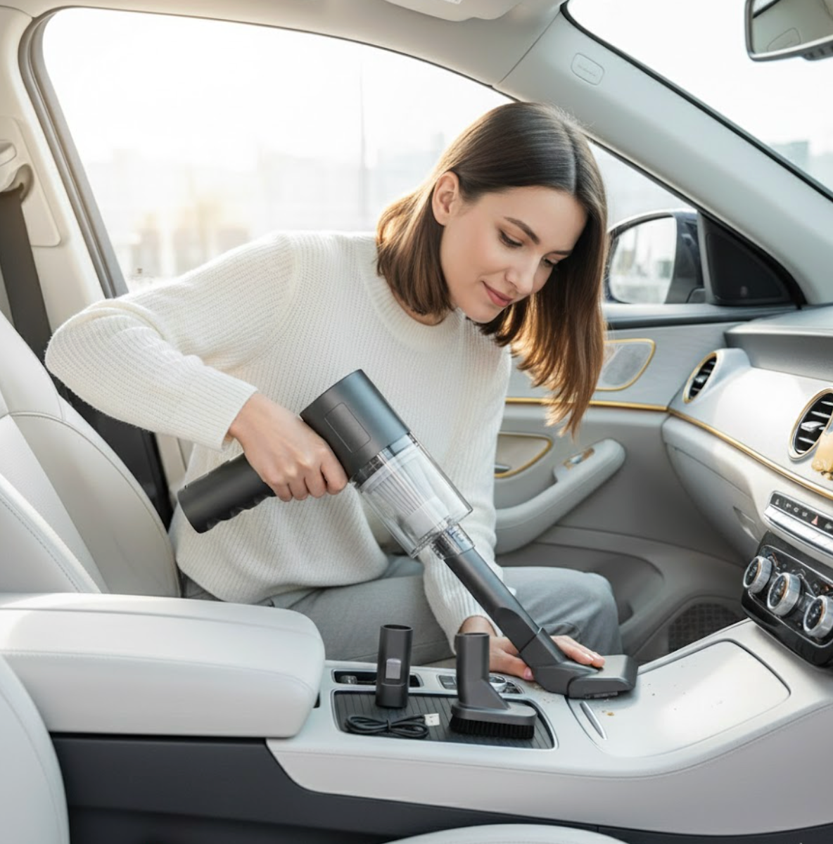 Portable Handheld Car & Home Vacuum Cleaner