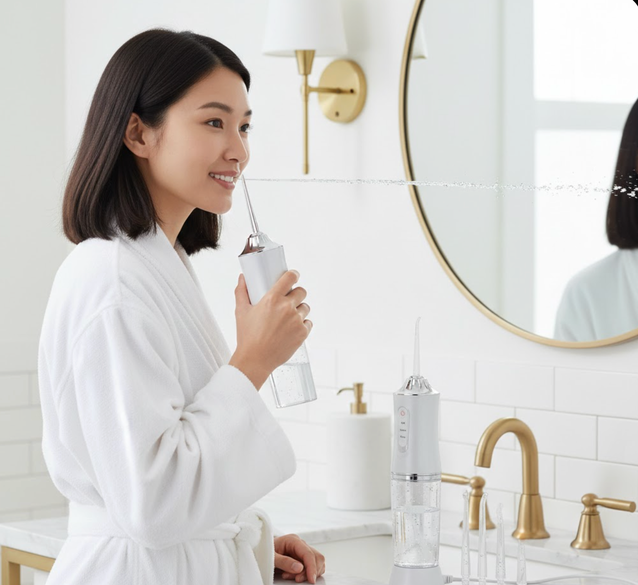 Portable Oral Irrigator Water Flosser