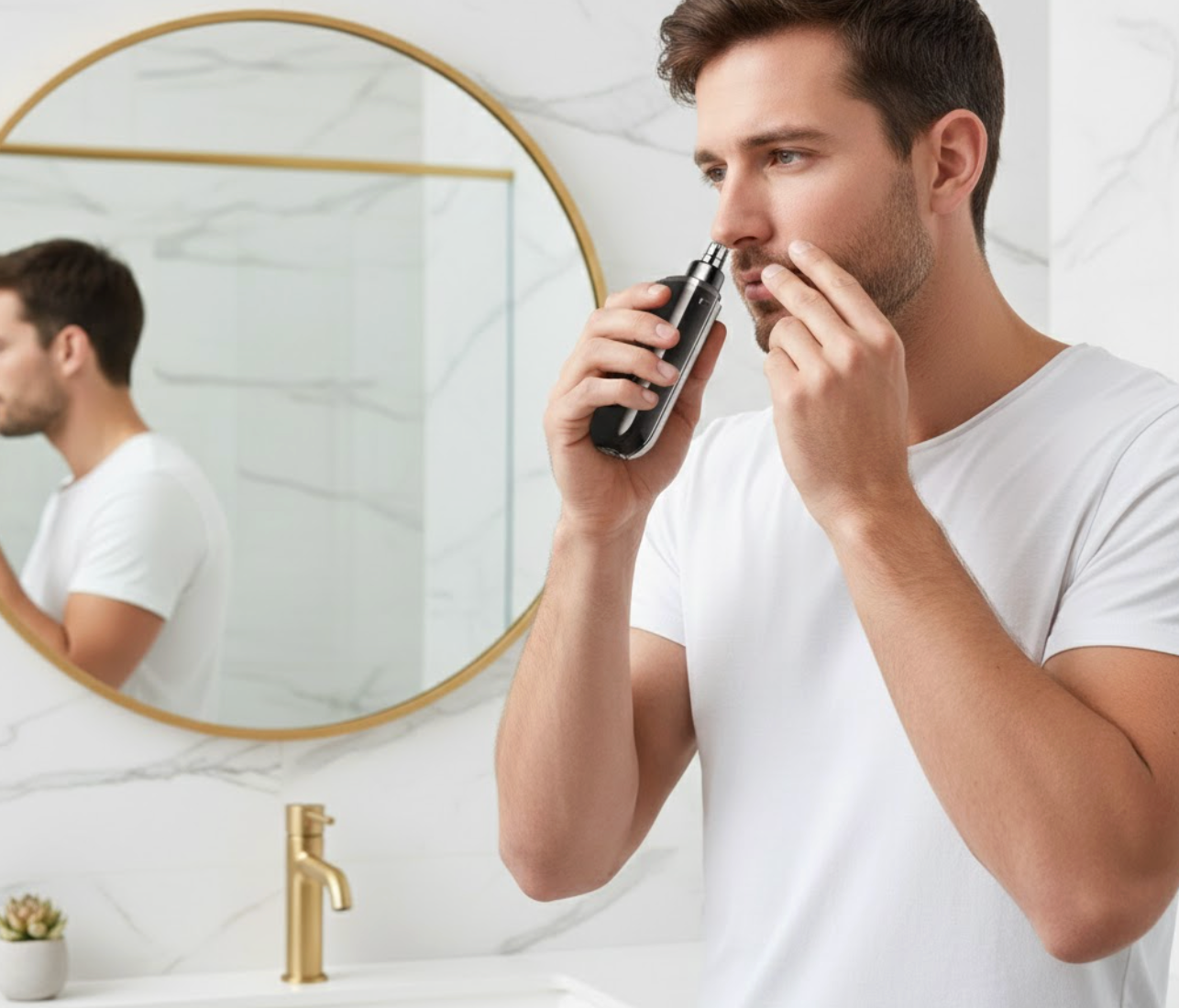 Rechargeable Electric Nose & Eyebrow Trimmer